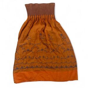 Lapis Women's Orange Skirt
